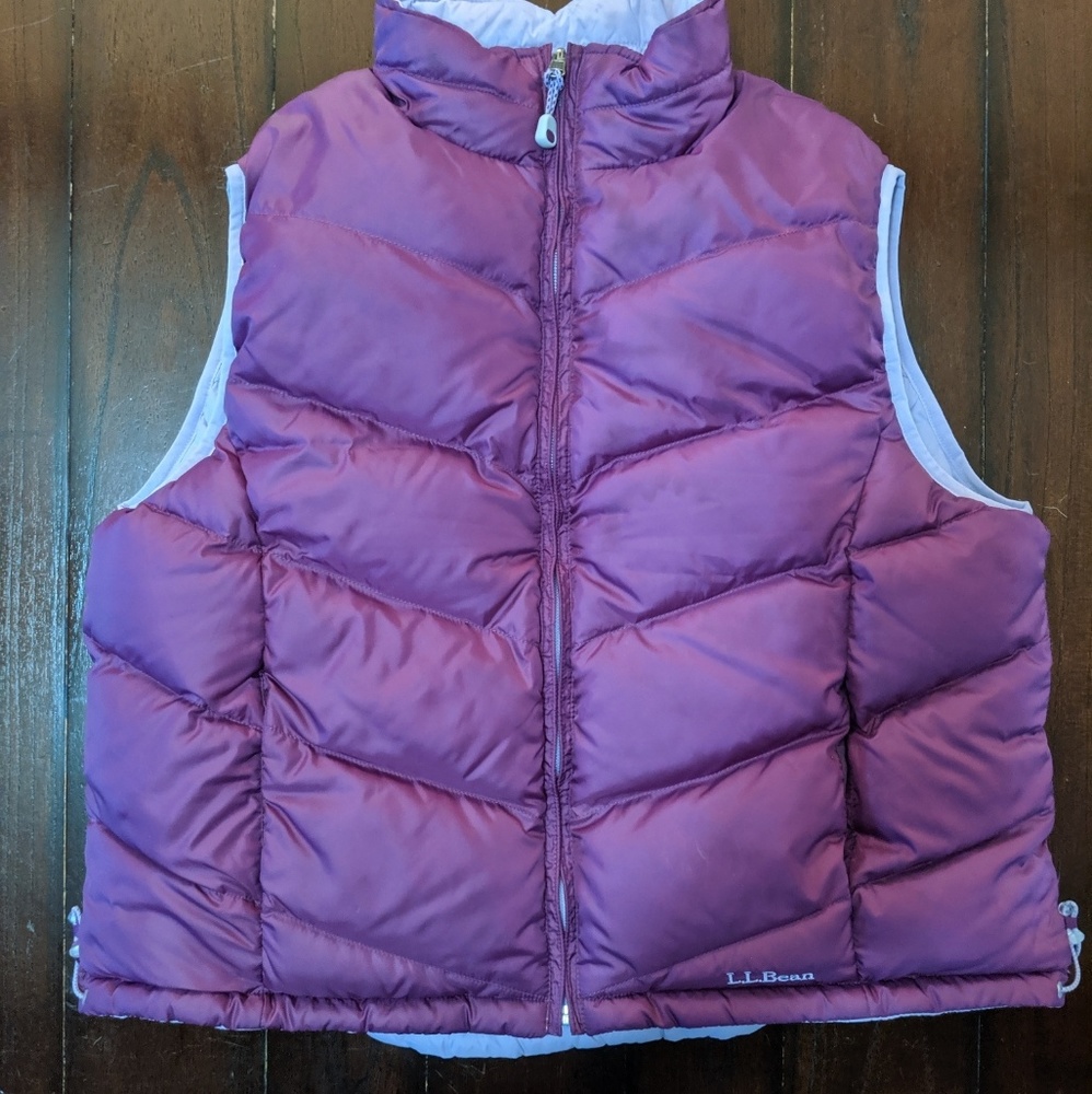 Reversible Women's down vest size XL